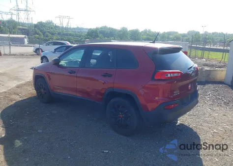 2015 Jeep Cherokee Sport from USA, damaged, VIN 1C4PJMAB4FW558510